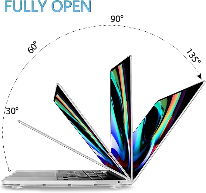 Mektron for MacBook Pro 13-inch Case 2022 2021 2020 Release A2338 M2 M1 A2289 A2251, Printed Plastic Hard Shell Cover for New MacBook Pro 13.3-inch Touch Bar Fits Touch ID，Fox and Deer