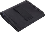 PATIKIL Lens Filter Case, 3-Pocket Camera Filter Case Portable Lens Filter Pouch Photography with Belt Loop Fit Camera Bag Strap Pocket Drone for 25mm-82mm, Black