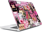 for 2025 2024 2023 2022 MacBook Air 13 inch Case M4 A3240 M3 A3113 M2 A2681 with Touch ID& 13.6" Liquid Retina Display, Plastic Hard Shell&Keyboard Cover&Screen Film&Webcam Cover, Puzzle