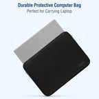 MOSISO Laptop Case 16 inch, 15-15.6 inch Laptop Sleeve Bag Compatible with MacBook Pro 16 inch, HP, Acer, Dell, Lenovo, ASUS Notebook, Neoprene Computer Sleeve Bag with Small Case, Black