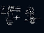 Thrustmaster HOTAS Warthog Flight Stick for Flight Simulation, Official Replica of the U.S Air Force A-10C Aircraft (Compatible with PC)