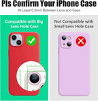 AGVEE 3+3 6 Pack for iPhone 14 6.1" / 14 Plus 6.7" Camera Lens Cover Protector, Bling Diamond & Bling Glitter Metal Ring 9H Tempered HD Glass Camera Cover Protector Film, Bling-Rose