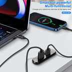 XMSJSIY USB USB C Desk Power Grommet Outlet 5V/2A USB/Type-C Embedded Charging Port Phone Desktop Charger Scoket Station for Sofa Table Bedside Workbench Office,Home-1.2M/3.9FT