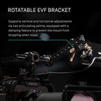 Tilta Camera Cage Compatible with Sony BURANO | Arri Rosettes, 1/4"-20 and 3/8"-16 Threads | w/Top Handle, Left/Right Side Arm, Battery Plate (Full Camera Cage Plus)
