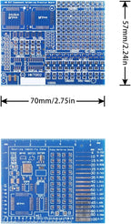 Soldering Practice Kit DIY Senior Two-sided SMD 1-row Red Flash LED Plug-in Circuit Kit Learn Soldering Kit For Beginners