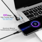 ZBF 100W USB C Magnetic Charging Cable, Right Angle Magnetic Phone Charger Cable(3 Pack, 5/5/5FT) 5A Fast Charging for Mac-Book Pro/Air, Pad Pro,Phone 17 16,14,13 Pro Max,Mac-Book Pro Pad Galaxy S22