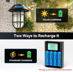 Henreepow AA 3.2v Solar Rechargeable Batteries, LiFePo4 Double A 600mAh 3.2v 1.92wh Solar Battery, 3.2v Rechargeable Batteries for Solar Lights, Wall Lantern, Solar Post Lights（AA-3.2v-6pack）