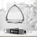 J Bryant Fitness Metal Gym Handles for Cable Machine Attachment Heavy Duty Aluminum Alloy Handle Grips Durable Workout Handles for Resistance Bands Pulley LAT Pull Down System