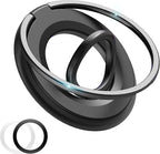 [2025 Newest] Magnetic Phone Grip for MagSafe Ring Holder, Magnet Phone Grip Stand Finger Kickstand Two-Sided Magnetic Compatible with iPhone 16 Pro/Max 15 14 13 12 11 Plus&Android