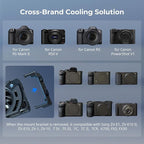 SMALLRIG R50 V / R6 II/ R5C / R50 / PowerShot V1 Camera External Cooling System with Dual-Speed Modes, Snap-On Cooling Fan with TEC Cooling Module for Sony ZV-E1/ A7 IV/ A6700/ FX3-5063