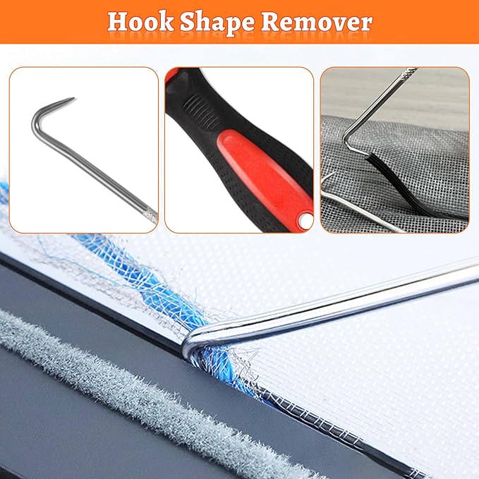 Screen Repair Tool,Window Roller,Spline Installer,3 in 1 Window Installation Tool,Screen Mouse Spline Roller for Installing & Replacing Window Patio Sliding Door(3 in 1)