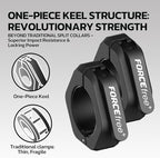 Barbell Clips (Pair), Barbell Clamps, Quick Release Olympic Barbell Clamps with Anti Slip TPR Grip, Barbell Collars for Secure Weightlifting & Powerlifting