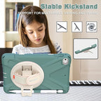 BRAECN iPad mini 5 Case,iPad mini 4 Case, Heavy Duty Shockproof Protective Rugged Case with Pencil Holder,Hand Strap,Kickstand, Shoulder Strap for iPad mini 5th/4th Generation 7.9 Inch for Kids