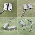 Home Security Wired Rolling Door Contact 0~100V/0.5Amp Magnetic Reed Switch MC-51 Alarm Sensor Magnetic Switch with 2 Wires for N.C. Applications