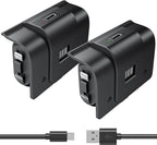 Rechargeable Xbox Controller Battery Pack, Play & Charge Kit for Xbox One/Xbox Series X|S - 40H Playtime, 2.5H Full Charge, with Cover & Charging Cable, Xbox Accessories for Xbox One S/One X/One Elite