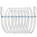 AICase Magnetic Charging Cable, Type C to Type C (6.5 FT) Super Organized Charging Magnetic Absorption Nano Data Cable for Samsung S23/S22/S21/S20 Ultra, MacBook Pro/Air, iPad Pro 12.9 11 Air Mini