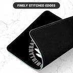 ITNRSIIET Mouse Pad with Stitched Edge Premium Textured Smooth Precise Operation Waterproof Washable Non-Slip Rubber Base Desktop Protection Mat, 10.2×8.3×0.12 inches, Funny Cat