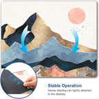 Mountain Mouse Pad, Natural Art Mouse Pad, Mouse Mat Square Waterproof Mouse Pad Non-Slip Rubber Base MousePads for Office Laptop Computer, 9.5"x7.9"x0.12" Inch, Mountain Sunrise