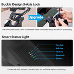 FeiyuTech SCORP Mini 3 [Kit] Gimbal Stabilizer for Smartphone & Mirrorless Cameras, 4.41lbs Payload, Built-in AI Tracking, Quick Vertical Shooting, Bluetooth Control for Sony/Canon/Nikon/DJI/Gopro