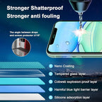 Blue Light Screen Protector for iPhone 11, iPhone XR (6.1") HD Anti Blue Light Blocking Tempered Glass Film, Eye Protection,Case Friendly, No Bubbles, with Easy Installation Kit, 3 Pack
