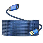 USB 3.0 Extension Cable 3ft(2 Package), Type A Male to Female Extension Cord Durable Braided Material High Data Transfer Compatible with USB Keyboard,Mouse,Flash Drive, Hard Drive,Printer