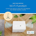 hOmeLabs 50 Pint Wi-Fi Dehumidifier with Pump for up to 7,000 Sq Ft (MAX 120 Pint at 95°F, 90% RH) – High Capacity Moisture Removal for Large Rooms, Offices, and Basements