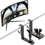 Flight Sim Hotas Desk Mount Compatible with Logitech X56,X52,X52 Pro/Thrustmaster T-Flight Hotas X,SimTask Farmstick,Sol-R2,T16000M FCS/VKB Gunfighter Mk.lll,Gladiator/Pro/Airrow/VPC Mongoos T-50