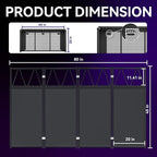 DJ Table Stand Portable booth, Foldable DJ Stand Booth, Adjustable DJ Facade Booth, Easy to Assemble, Stylish, Convenient to Store and Transpor (Truss 40x25x45)