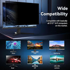 [2-Pack] 21.5 Inch Computer Privacy Screen Filter for 16:9 Widescreen Monitor, Removable Eye Protection Anti Glare Blue Light Filter Privacy Shield, Anti Scratch Anti Spy Screen Protector Film 21.5 In