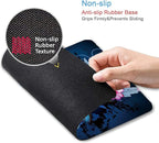 Blue Butterfly Mouse Pad Non-Slip Rubber Base Gaming MousePads for Computers Laptop Office,Cute Mouse Pads with Designs for Women,9.5"x7.9"x0.12"(240mm x 200mm x 3mm)