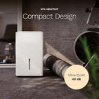 hOmeLabs 32 Pint Wi-Fi Dehumidifier for up to 4,500 Sq Ft Rooms (MAX 80 Pint at 95°F, 90% RH) – High-Efficiency Moisture Removal with Auto Shut-Off and Quiet, Portable Operation