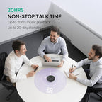 Yealink SP92 Bluetooth Speakerphone USB Conference Speakers and Microphone Teams Certified Full-Duplex Noise Reduction 360° Audio Pickup for Small Meeting Room