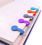 6 Pack Magnetic Twist Ties, Viaky Multicolor Magnet Keeper Bands Winder Wrap Straps Cable Clips Cord Organizer for Earphones/USB Cable/Bookmarks/Keychain/Cable Management