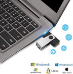 Aiibe 8GB Flash Drive 10 Pack 8GB USB Flash Drives Thumb Drive Bulk USB 2.0 Memory Stick USB Drive, Black