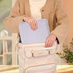MOSISO Laptop Case 13.3 inch, 13-13.3 inch Laptop Sleeve Bag Compatible with MacBook Air/Pro 13/Pro 14 M5 M4 M3 M2 M1, HP Dell ASUS Lenovo, Neoprene Computer Sleeve Bag with Small Case, Dusty Lilac