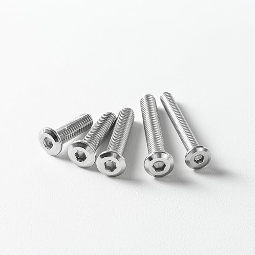 1/4-20 x 1-3/4" (20 Pack) Flat Head Hex Socket Cap Screws Bolts, 304 Stainless Steel 18-8, Hex Drive, Bright Finish, Fully Machine Thread