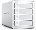 ORICO Daisy Chain 4 Bay Hard Drive Enclosure USB 3.2 Gen 2 Aluminum Das Enclosure USB C Expansion Max Up to 264TB for 3.5-inchs HDD -9948C3
