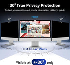 Privacy Screen for iMac 24 Inch 2021-2024 Destop Computer Monitor, Anti Glare Blue Light Filter Shield, Upgraded Anti Spy iMac Privacy Protector