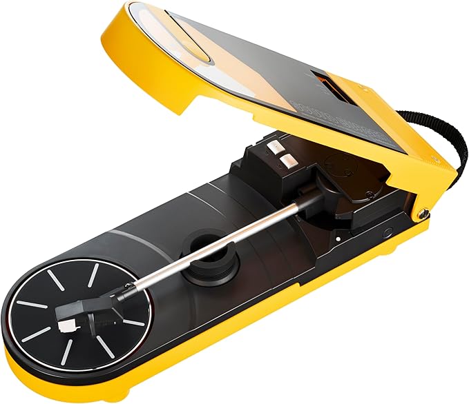 Audio-Technica AT-SB727-YL Portable Turntable, Yellow