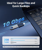 Syntech USB C to USB Adapter Pack of 2 USB C Male to USB3 Female Adapter Compatible with iPhone 16 Pro Max MacBook Pro Air 2023 iMac iPad mini Pro, Other Type C or Thunderbolt 4/3 Devices, Midnight