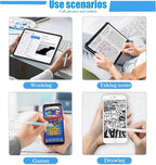 2PCS Stylus Pens for Touch Screens, Stylus Pen for iPhone/iPad/Tablet Android/Microsoft Surface, Compatible with All Touch Screens(White Pink/White Blue)