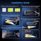 Uyiton Compatible with iPhone 16 Plus Screen Protector (Anti-Blue Light) - [Easy to Install] Shatterproof Full Coverage [Case Friendly] 9H Tempered Glass Screen Protector for iPhone 16 Plus, 2 Pack