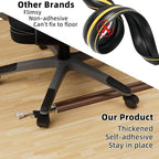 4ft Floor Cord Cover, Silicone Wire Hider, Hide Extension Cords, Protect Cords, Prevent Cable Trips, Heavy-Duty Adhesive-Backed Anti-Trip Cable Protector for Floor, Desk & Wall
