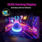 KTC 27 OLED Monitor - 1440p 240hz Monitor 0.03ms GTG, Type-C 65W, Built-in Speakers, 1.5M:1 Contrast Ratio, 136% sRGB, DisplayPort1.4, HDMI2.0,USB-C 3.0, Vesa, PC Moniter for Gaming Movie Office