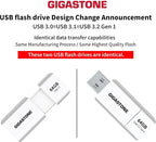 GIGASTONE 64GB Flash Drive (10 Pack) Z60 USB 3.2 Gen 1, 100MB/s Ultra Fast, Retractable Capless Slider Design, Data Storage, Backup for PC/Mac/TV/Car Audio, USB 2.0/3.0/3.1 Compatible