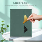 DTTO for iPad 9th/8th/7th Generation 10.2" Case 2021/2020/2019 with Keyboard, 7 Colors Backlit Wireless Detachable Keyboard Premium Leather Folio Cover with Pencil Holder & Pocket, Midnight Green