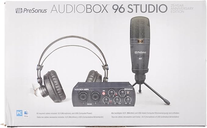 PreSonus AudioBox USB 96 Studio with Studio One Pro Software
