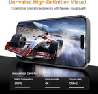OneFish Full Edge Coverage Tempered Glass Screen Protector for IPhone 12/IPhone 12 Pro 6.1 inch 2 Pack Edge Reinforced, Self-Aligning Installation, Case Friendly Privacy Screen Protector