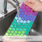Allinside Rainbow Cover for Apple Magic Keyboard (MLA22LL/A) with US Layout