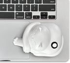 Laptop Trackpad Jiggler -AA Battery Lasts 6 Months -Undetectable -Cordless Mouse Jiggler -Does Not Work on DeII -Keeps Touchpad Active, Laptop Awake -Mechanical Mouse Mover -ON/Off Switch (Gray Cat)